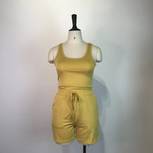 Load image into Gallery viewer, Tank Top Shorts Two Piece Set