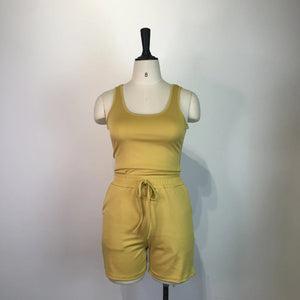 Tank Top Shorts Two Piece Set