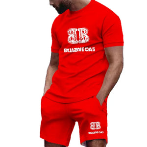 Casual T-Shirt Shorts Joggers Sets